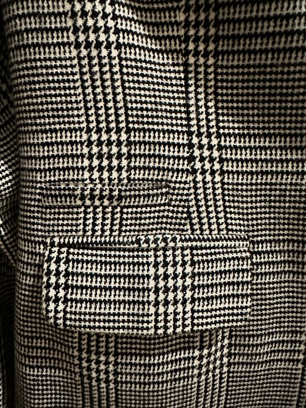 Merona Black and White Plaid Blazer - Picture 3 of 5